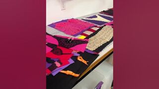 Boudoir Quilt - Making a Quilt from Lingerie - 8 #shorts #lingerie #underwear