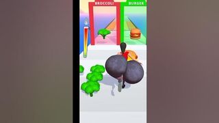 Twerk racing 3d game/#shorts/#youtube shorts /#running games