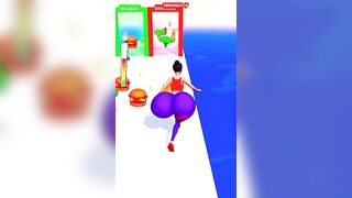 twerk race 3d level-2 #funrace3d #shorts #short