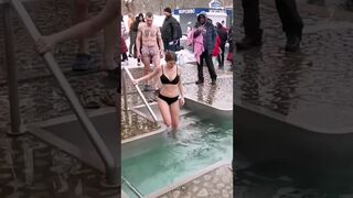 ICEBATH §10.20 Winter ♥️ swimming 2024 / КРЕЩЕНСКИЕ купания #bikini | КРЕЩЕНИЕ #EPIPHANY Baptism