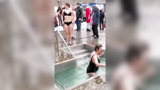 ICEBATH §10.20 Winter ♥️ swimming 2024 / КРЕЩЕНСКИЕ купания #bikini | КРЕЩЕНИЕ #EPIPHANY Baptism