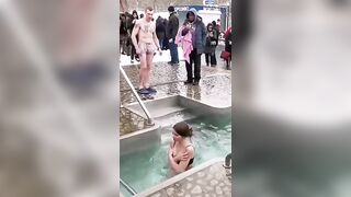 ICEBATH §10.20 Winter ♥️ swimming 2024 / КРЕЩЕНСКИЕ купания #bikini | КРЕЩЕНИЕ #EPIPHANY Baptism