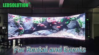 RS Series - A Flexible Rental LED Display for Concave Convex Cylinder Wavy Corner Shape