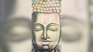 Buddha Painting for Yoga fitness studio #shorts #reels #painting