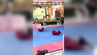 Rythmic Yoga at 4th women’s National Yogasana Sports Championship 2023-24 at Amroha , Pradesh.