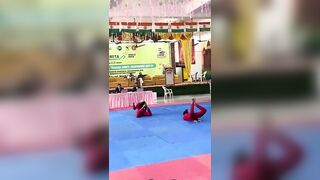 Rythmic Yoga at 4th women’s National Yogasana Sports Championship 2023-24 at Amroha , Pradesh.