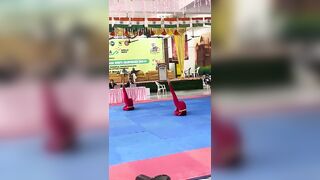 Rythmic Yoga at 4th women’s National Yogasana Sports Championship 2023-24 at Amroha , Pradesh.