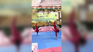 Rythmic Yoga at 4th women’s National Yogasana Sports Championship 2023-24 at Amroha , Pradesh.