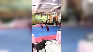 Rythmic Yoga at 4th women’s National Yogasana Sports Championship 2023-24 at Amroha , Pradesh.