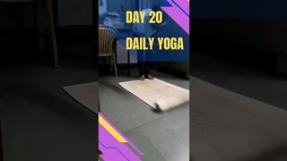 DAY 20 // daily yoga #yoga #sadhguru #dailyvlog #routinevlog #shiva #mhakaal #yogi #karma