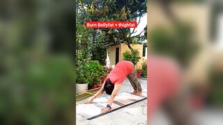 Burn bellyfat and thighfat |#fitness #fitnessmotivation #shorts #yoga #trendingshorts #viralvideo