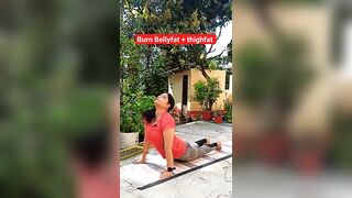 Burn bellyfat and thighfat |#fitness #fitnessmotivation #shorts #yoga #trendingshorts #viralvideo