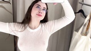 TRANSPARENT Dresses Try On Haul with Mirror View |