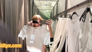 ????Beginner Model Try on Haul 4K⚡️ See-Through Fashion