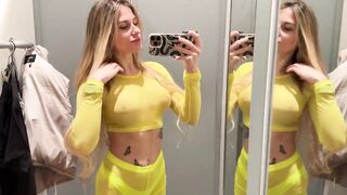 [4K] Transparent & No Bra Trend | See-Through Clothes Try on Haul