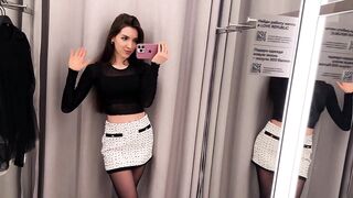 4K Transparent Try on Haul Sheer Clothes Fashion