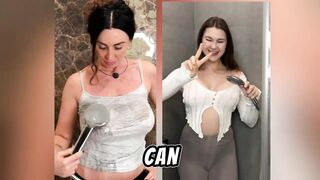 [4K] Dry vs Wet, Transparent Clothes | Try on Haul | See Through with Jane (2024)