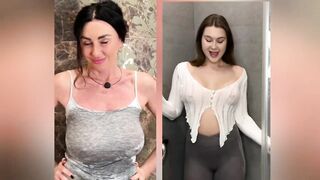 [4K] Dry vs Wet, Transparent Clothes | Try on Haul | See Through with Jane (2024)