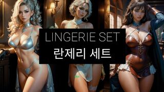 AI Art Beauties in LINGERIE / CORSET DRESS - LOOKBOOK AI 룩북 AI 예술 미녀 AI 소녀들 #aidivas