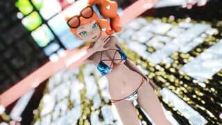 【MMD】Good Night Kiss - Sonia Bikini (Pokemon)【4k60FPS】