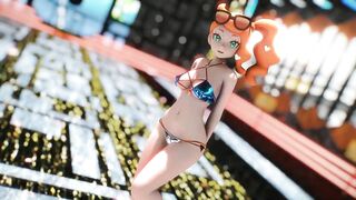 【MMD】Good Night Kiss - Sonia Bikini (Pokemon)【4k60FPS】