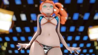 【MMD】Good Night Kiss - Sonia Bikini (Pokemon)【4k60FPS】