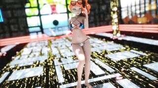 【MMD】Good Night Kiss - Sonia Bikini (Pokemon)【4k60FPS】