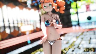 【MMD】Good Night Kiss - Sonia Bikini (Pokemon)【4k60FPS】