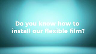 Do you know how to install our flexible film? #plotter #hydrogelfilm