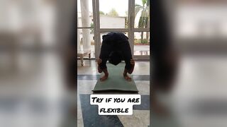 be flexible #yoga #gym #yogapractice #yogaraj #yogasanas #universityofpatanjali #uop #patanjali