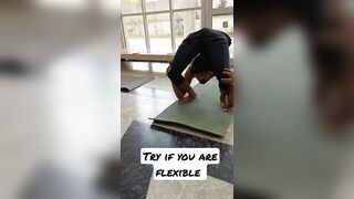 be flexible #yoga #gym #yogapractice #yogaraj #yogasanas #universityofpatanjali #uop #patanjali