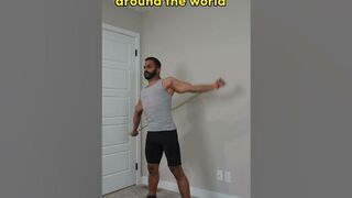 Resistance Band Mobility Workout (Dynamic Stretching / Warm up) #shorts