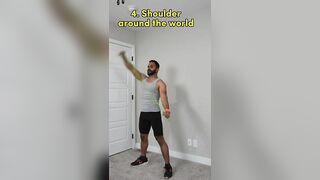 Resistance Band Mobility Workout (Dynamic Stretching / Warm up) #shorts