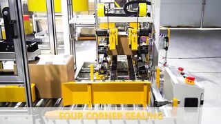 horizontal erector sealer corner sealer with flexible table Auto carton fold machine packing line