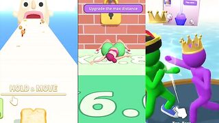 Twerk Race 3D VS SANDWICH RUNNER VS GIANT RUSH ✅ #action, #casual #games, #trending, #shorts