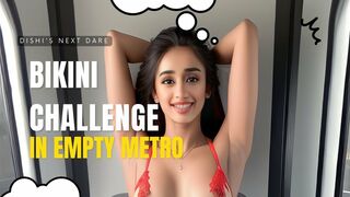 "Watch Dishi's Bikini Try-On Haul in an Empty Metro Train!" #art #ai #bikini #fashion #lookbook