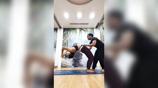 Wheel Pose/Yoga Upvan/Rajesh Yadav #yoga #chakrasana #wheelpose #Urdhadhanurasana