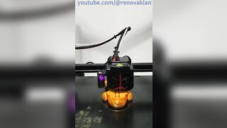 Flexible Dog Phone Holder 3D printed time lapse Short