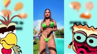 Pies and Thighs Tiktok Challenge ????Tiktok MEGA bigbank challenge #twerk (slow motion) compilation