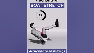 Benefits of Boat Stretch #excercise #shorts #stretching #workout
