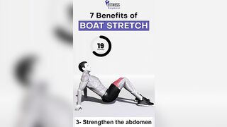 Benefits of Boat Stretch #excercise #shorts #stretching #workout