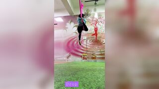 Aerial Yoga Classes | Aerial Class in noida | Aerial hammock For beginners | Aerial Yoga girls batch