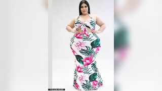 Plus Size Model Latest Summer Shein Dresses #lingerie #plussize #shein