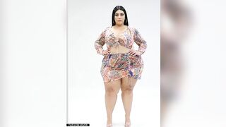 Plus Size Model Latest Summer Shein Dresses #lingerie #plussize #shein