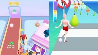 satisfying top play store games playing every day | body race | twerk master | newapk #gameplay