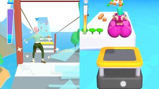 satisfying top play store games playing every day | body race | twerk master | newapk #gameplay