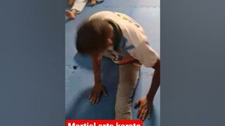 hard work stretching ???? //martial arts karate class saharsa ???? #youtubeshorts #viralvideo #shorts