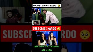 Mayur Gaming Twerk Reaction ???? #shorts #funny #viral