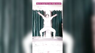 #yoga #trending #easyyoga #thighfat #viral #shortvideo #bholebabadede #trending #fattofit