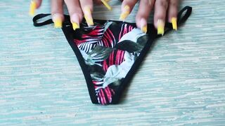 Tiny Micro G string Bikini Lingerie TRY on HAUL from La Senza | JustSimplyClaire